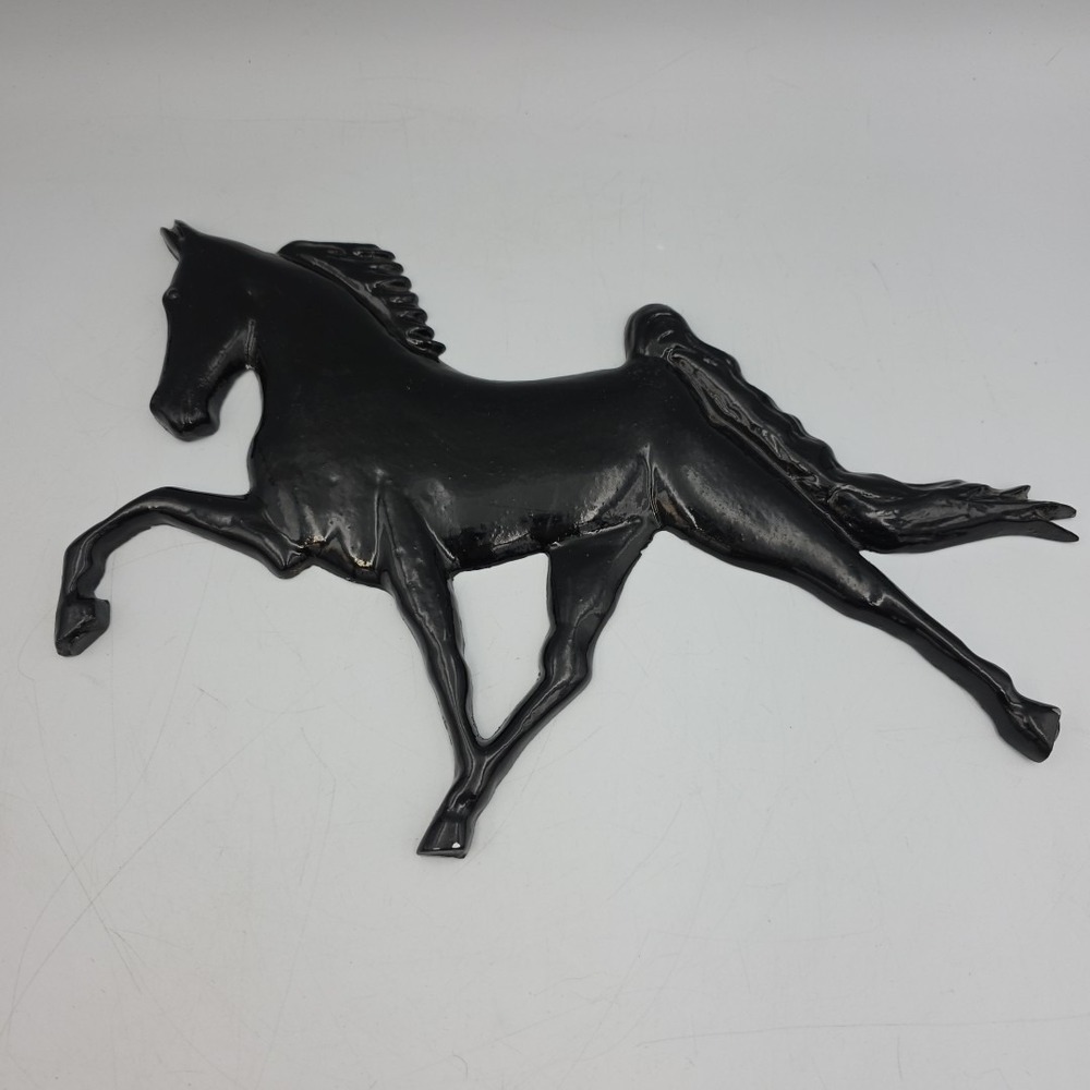 Vintage Cast Aluminum Horse Wall Decoration‎ Home Barn Plaque Master Foundry